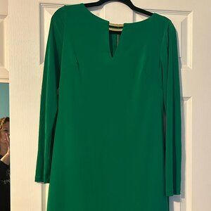 Vince Camuto Green Long Sleeve Sheath Dress – Size 6